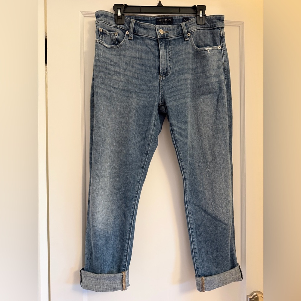 Lucky Brand Women’s Boyfriend Mid Rise Sienna Stretch Jeans - Picture 9 of 10